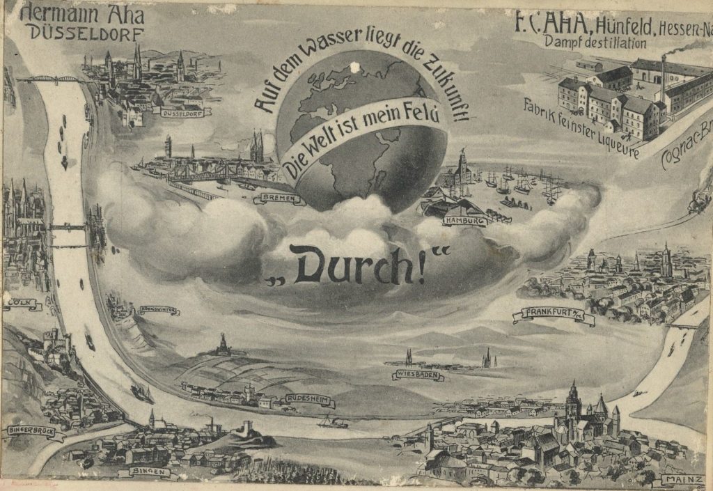 AHA Zeichnung Weltkugel AHA Zeichnung Weltkugel